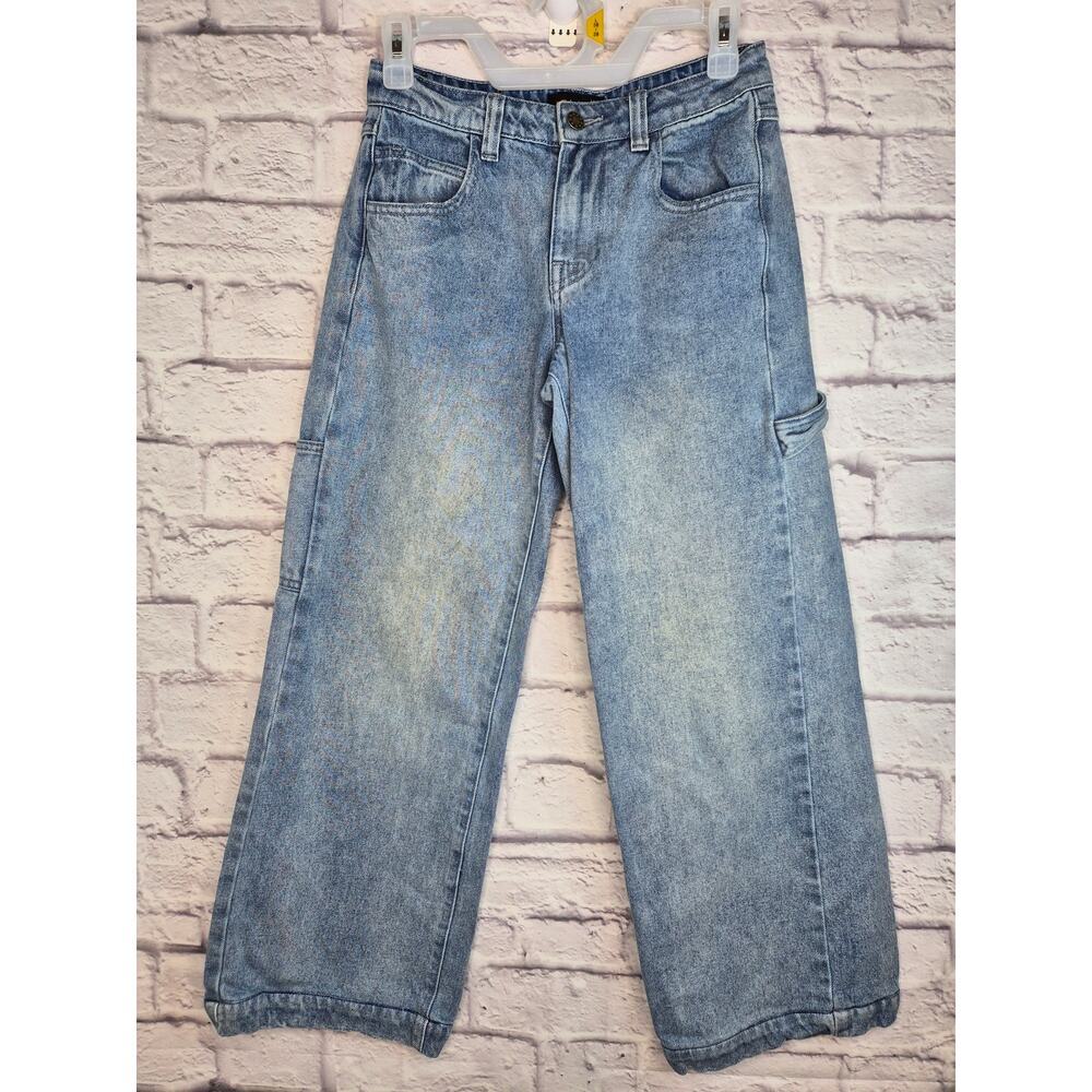 dELiAs Dolls Kill Carpenter Jeans XXS Blue Denim Wide Leg Y2K Utility Skate
